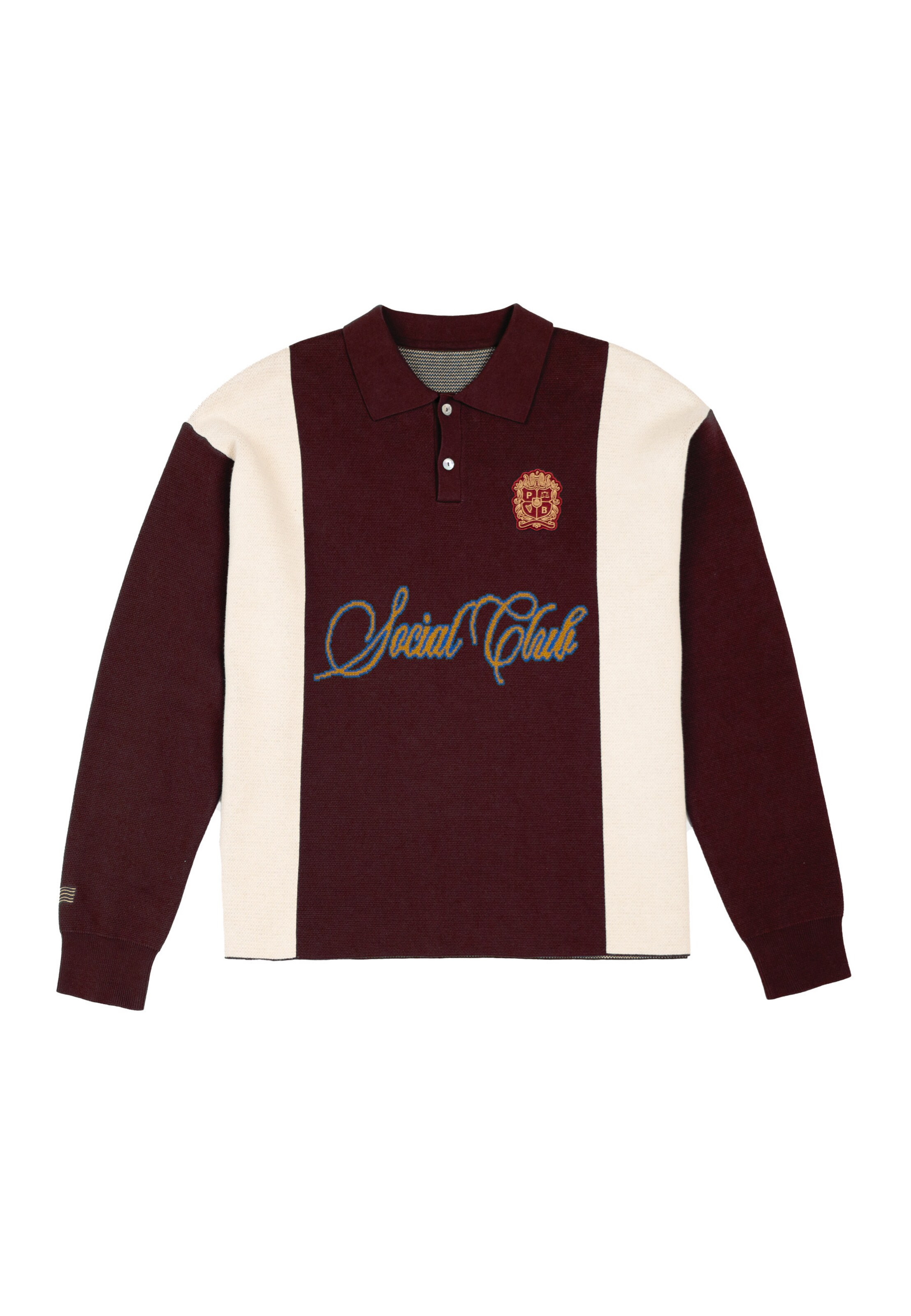 Pull-over 'Clubhouse' Prohibited en rouge : devant