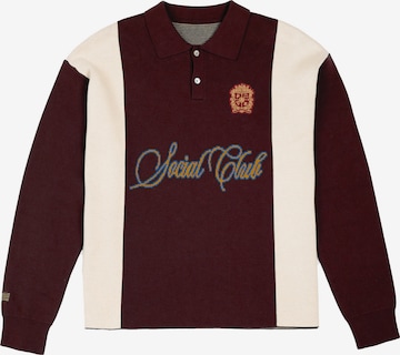 Pull-over 'Clubhouse' Prohibited en rouge : devant