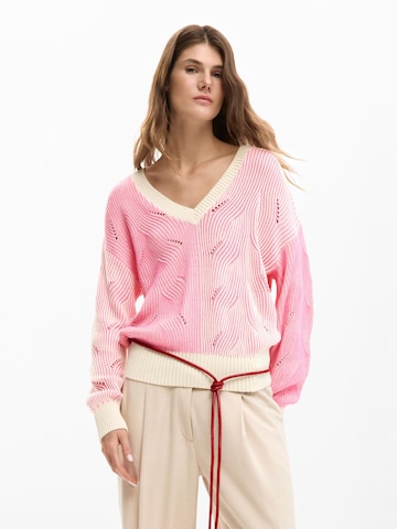 Desigual Pullover in Pink: Vorderseite