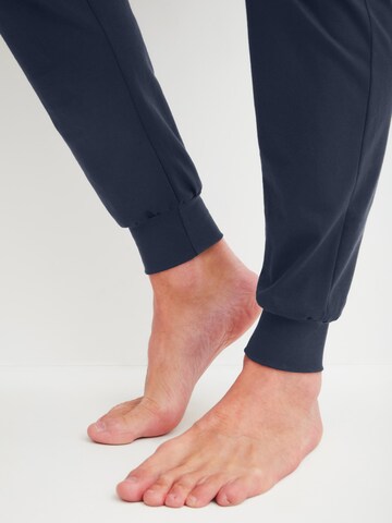 CALIDA Pyjama lang 'Cotton Special'‌‌ in Blau
