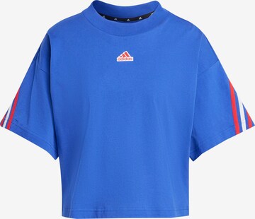ADIDAS SPORTSWEAR Shirt 'Future Icons 3S' in Blue: front