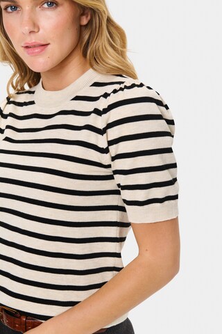 SAINT TROPEZ Pullover 'MilaSZ' in Beige