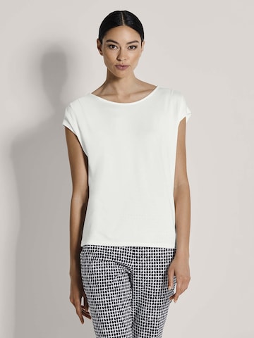 T-shirt MADELEINE en blanc : devant