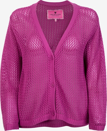 LIEBLINGSSTÜCK Cardigan 'Eduada' i pink: forside