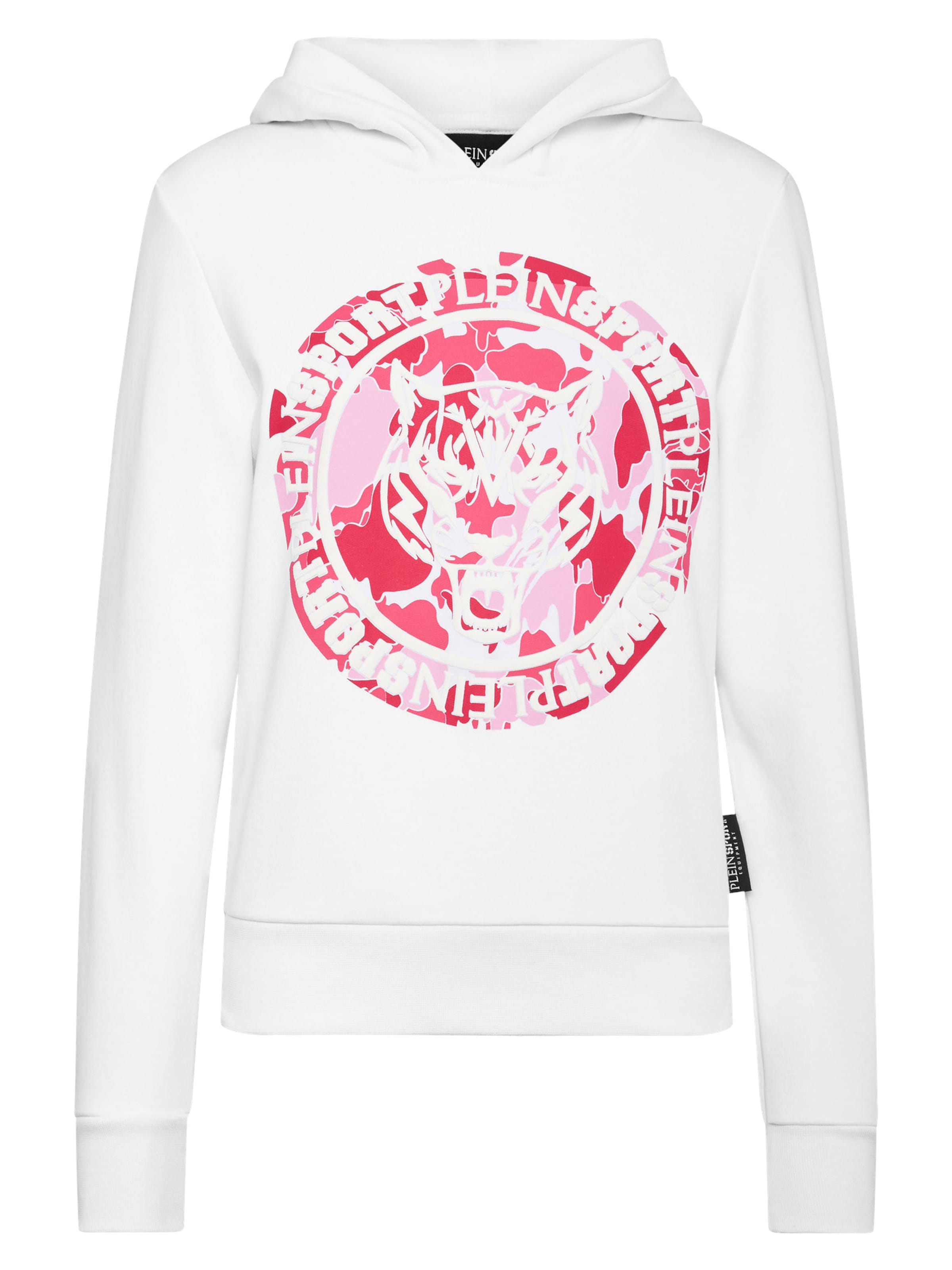 Plein Sport - Sudadera 'Tiger' en blanco: frente