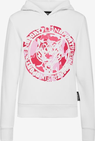 Plein Sport - Sudadera 'Tiger' en blanco: frente
