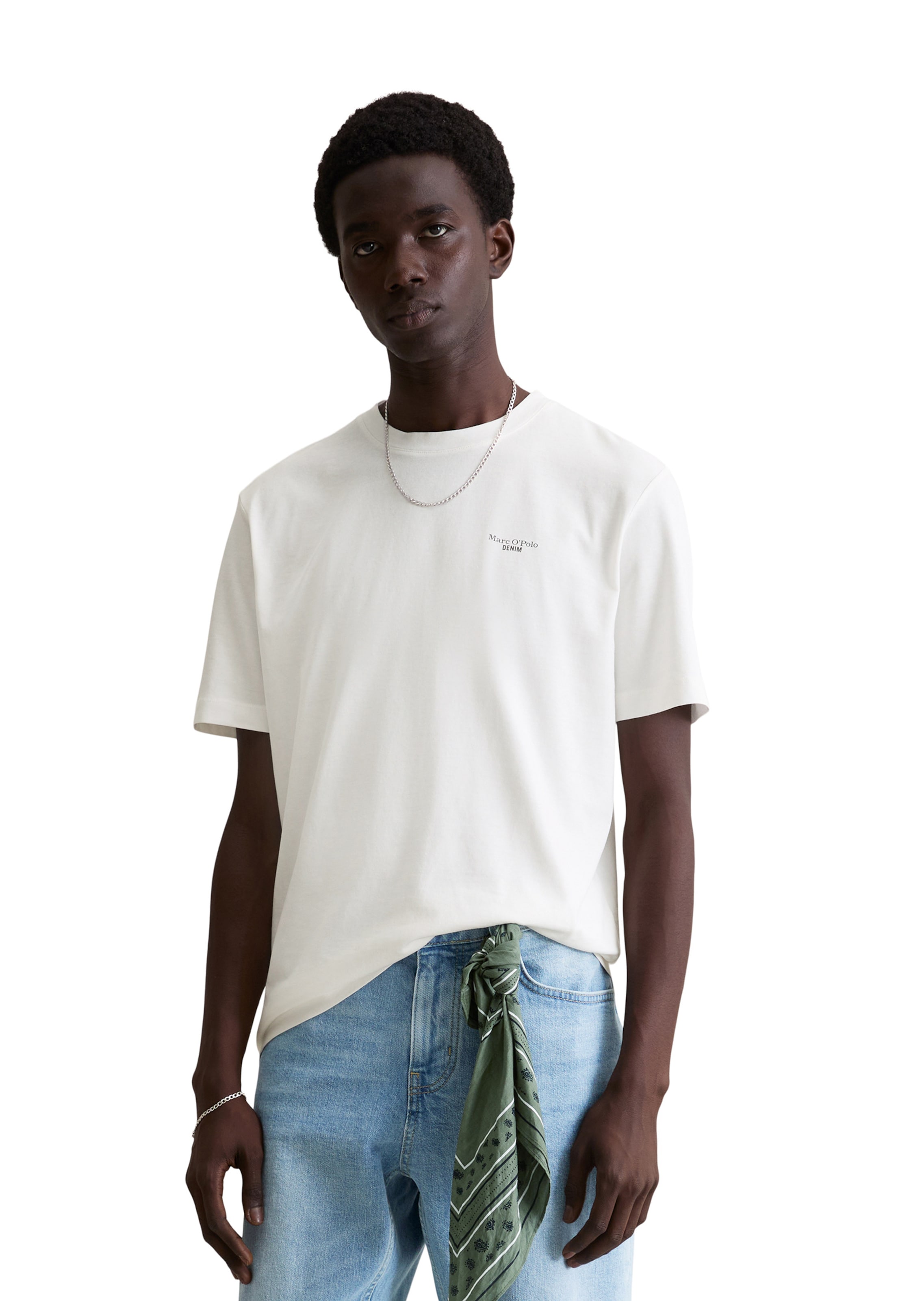 Marc O'Polo DENIM Shirt in Green: front