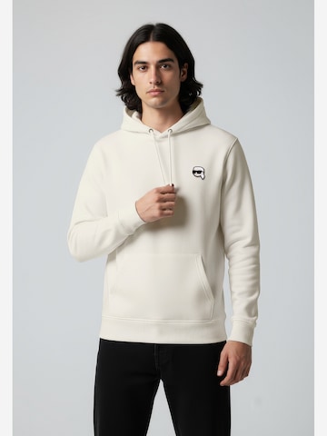 Karl Lagerfeld Sweatshirt in Beige: front