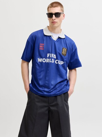 T-Shirt JACK & JONES en bleu : devant