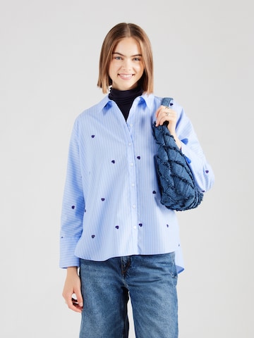 ONLY - Blusa 'ONLNEW LINA GRACE' en azul: frente