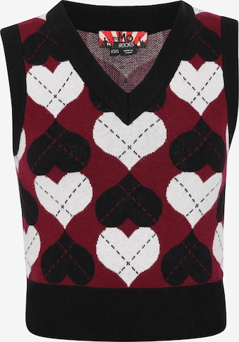 juoda myMo ROCKS Megztinis: priekis