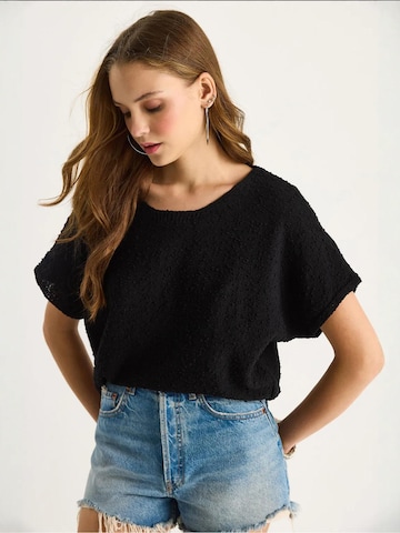 Maglietta di Bianco Lucci in nero