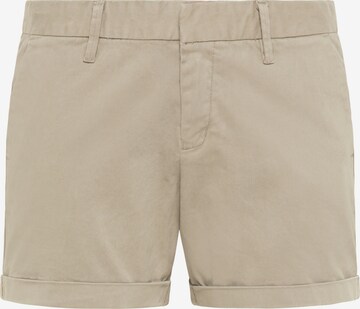 DreiMaster Vintage Slimfit Shorts in Beige: predná strana