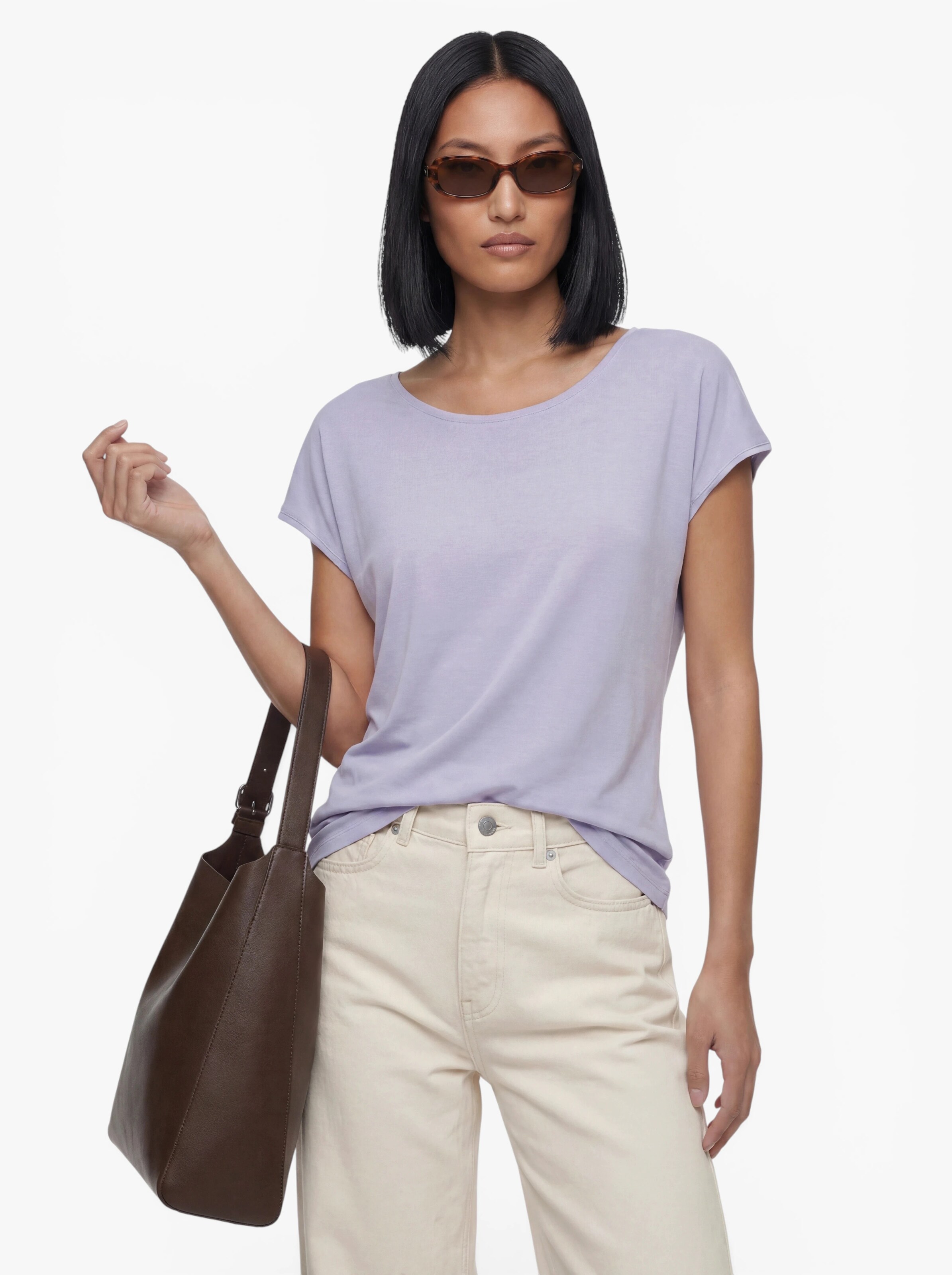 VERO MODA Särk 'VMAVA', värv lilla