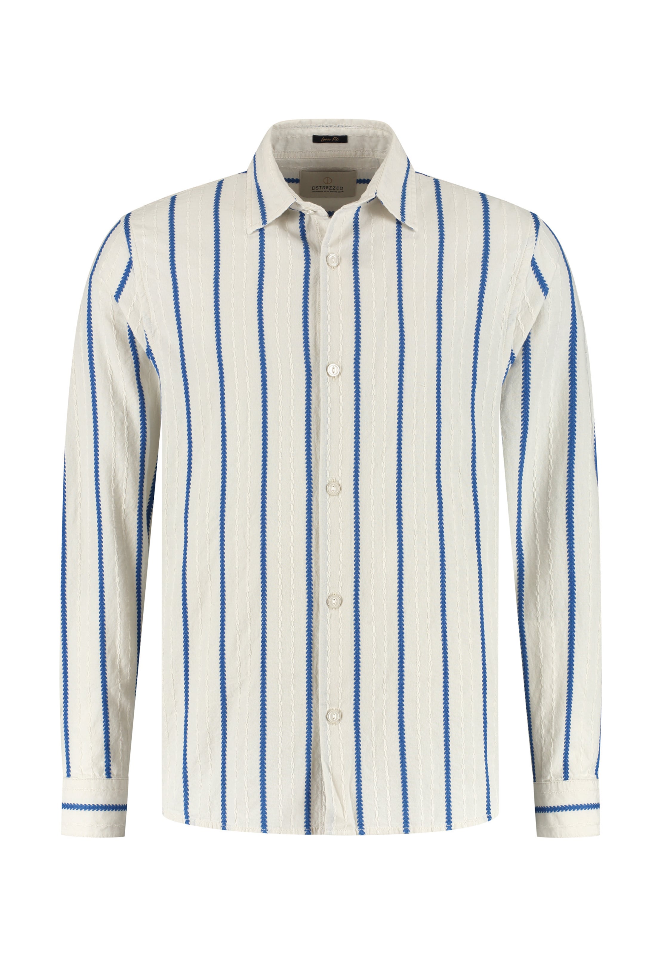 Coupe regular Chemise 'Tom' Dstrezzed en gris : devant