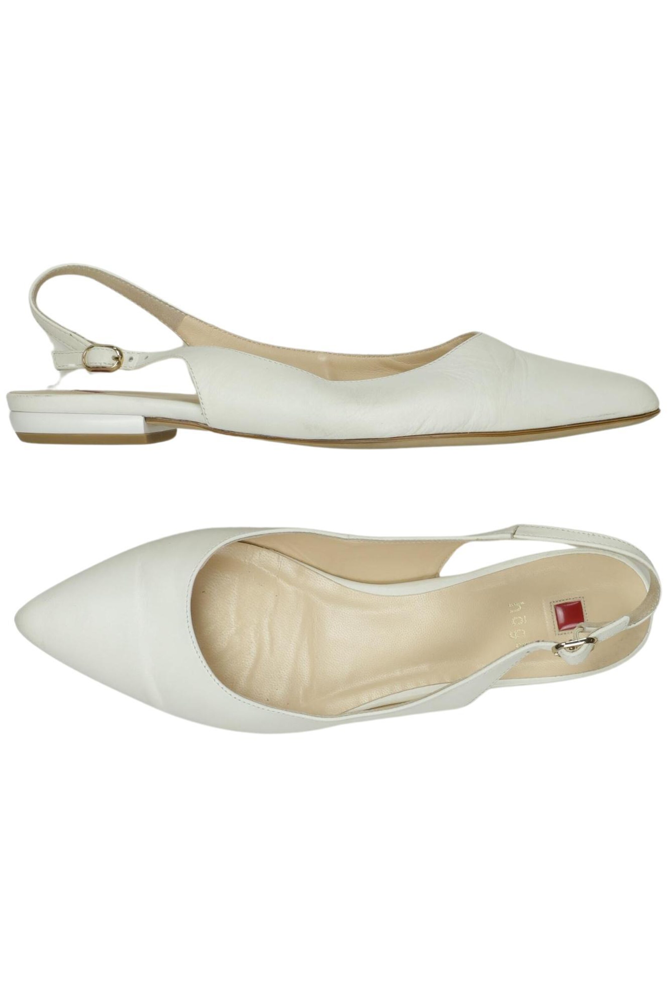 Högl Flats & Loafers in 39,5 in White: front