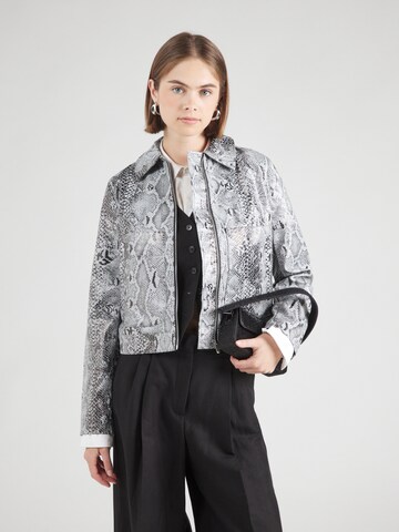 Geacă de primăvară-toamnă de la KARL LAGERFELD JEANS pe gri: față