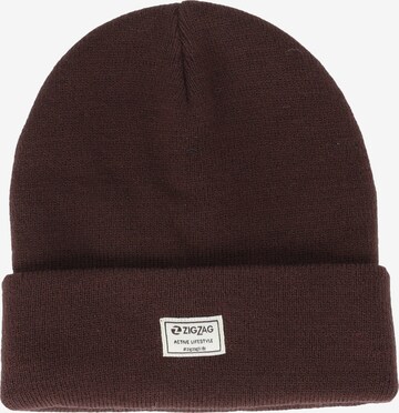 ZigZag Athletic Hat 'Rizzo' in Brown: front