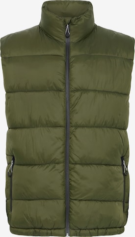 Gilet 'BHEIDEN' BLEND en vert : devant