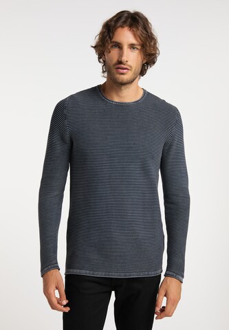 Pull-over ALEKO en bleu : devant