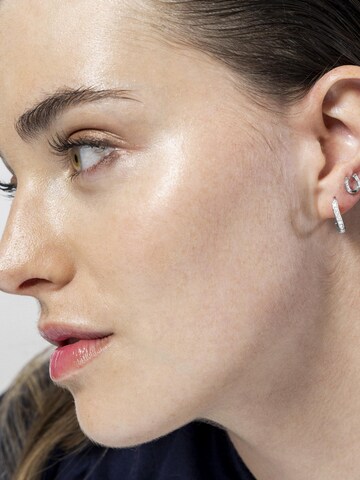 Luxenter Øreringe 'INFINITY' i hvid