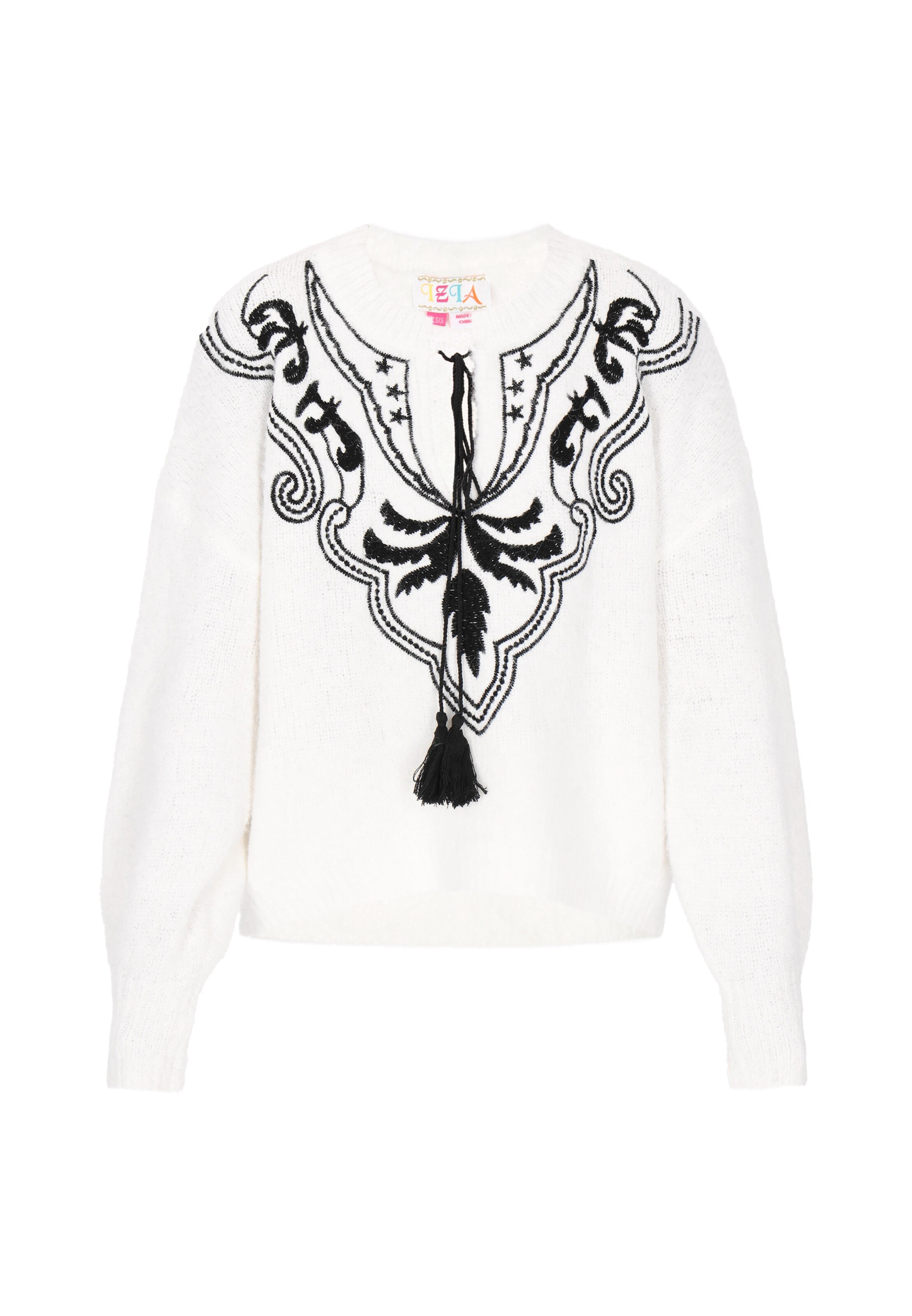 IZIA Pullover in Weiß: Vorderseite