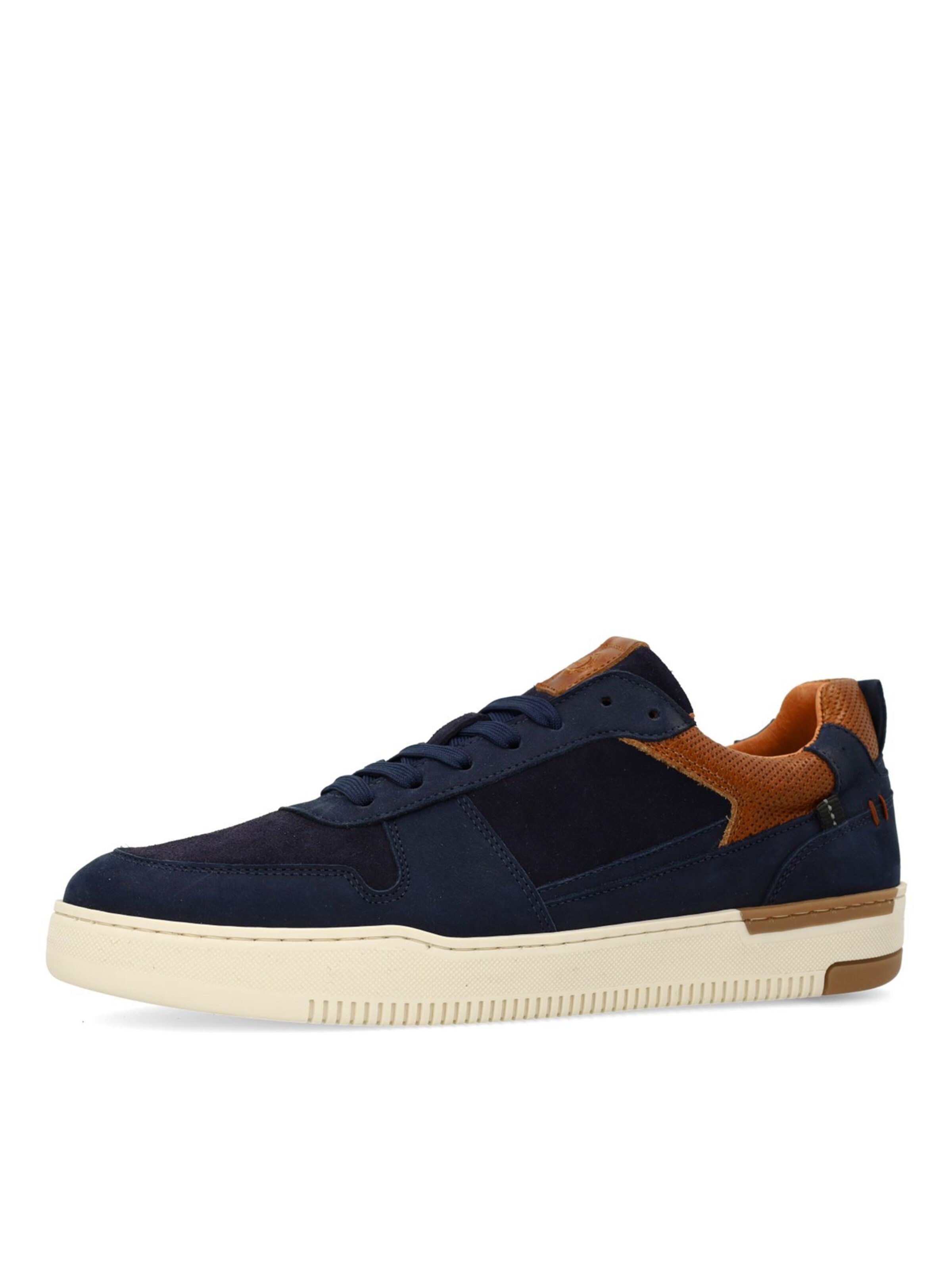 Baskets basses MANFIELD en bleu : devant