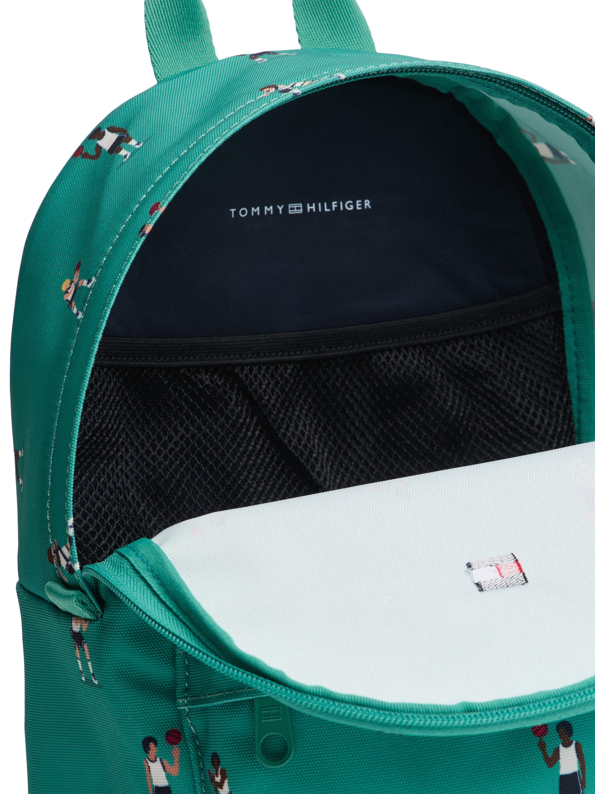 TOMMY HILFIGER Backpack 'ESSENTIAL' in Green