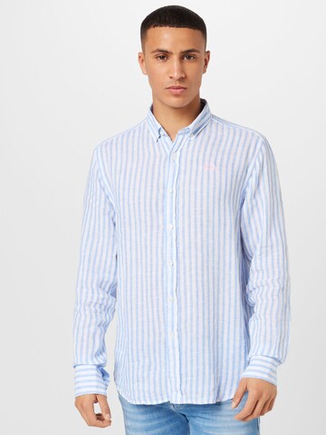 La Martina - Ajuste regular Camisa en blanco: frente