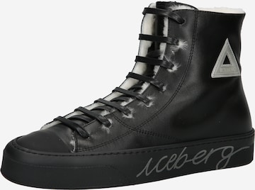 ICEBERG High-top trainers 'ATENA' in Black: front