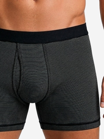 ESGE Boxer shorts 'Feinripp Ringel' in Black