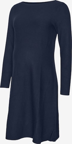 Vero Moda Maternity - Vestido de punto 'VMMNancy' en azul: frente