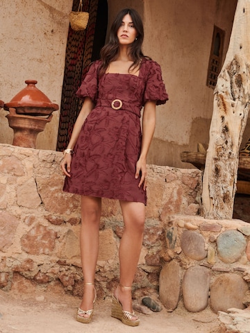 love & roses Dress in Brown