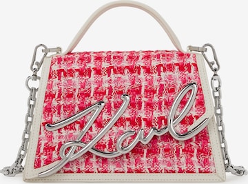 Karl Lagerfeld Handtas in Rood: voorkant