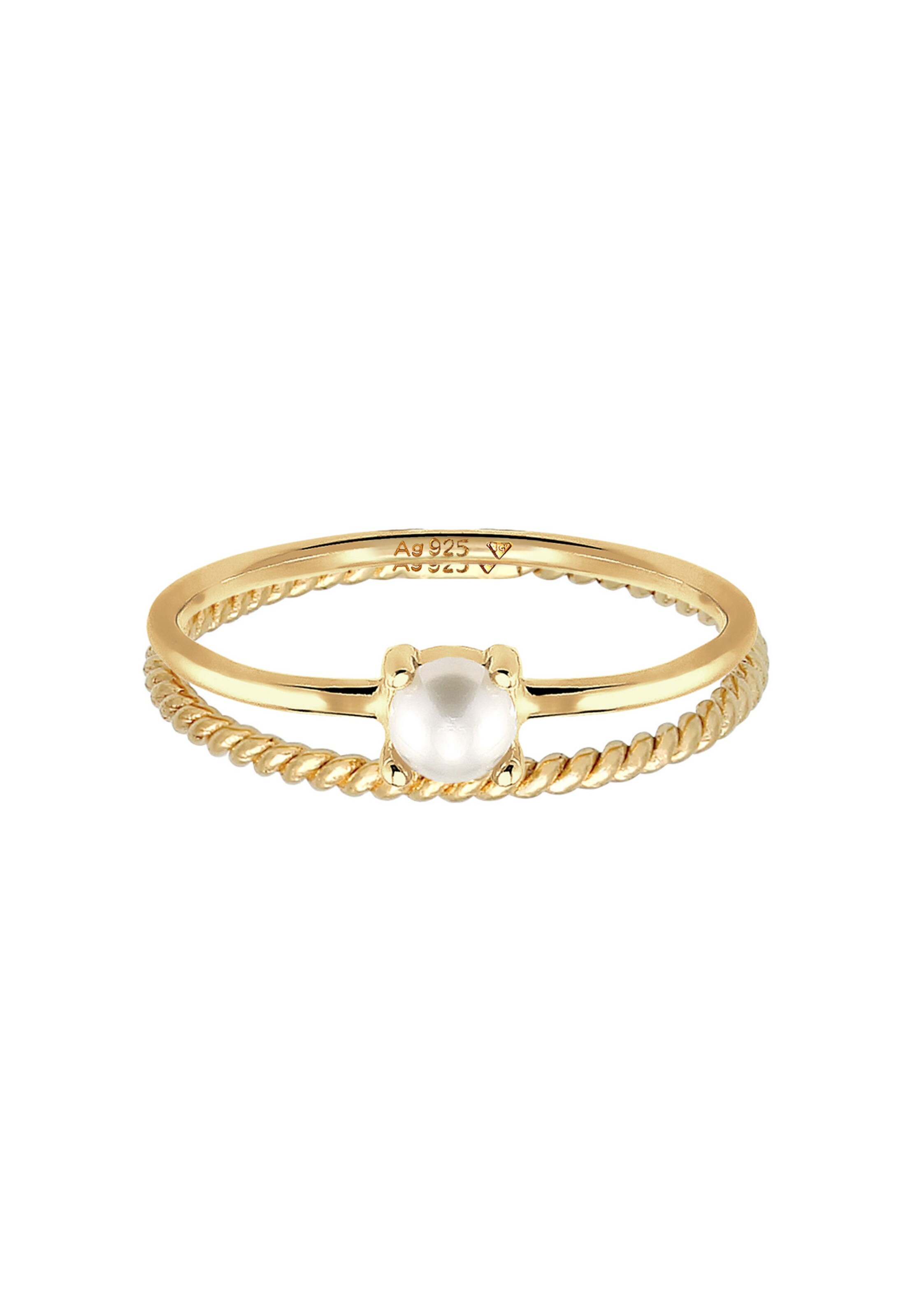 ELLI PREMIUM Ring 'Twisted' in Gold