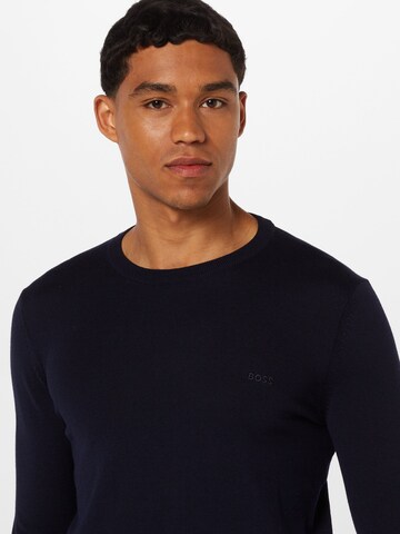 BOSS Pullover 'Botto' in Blau