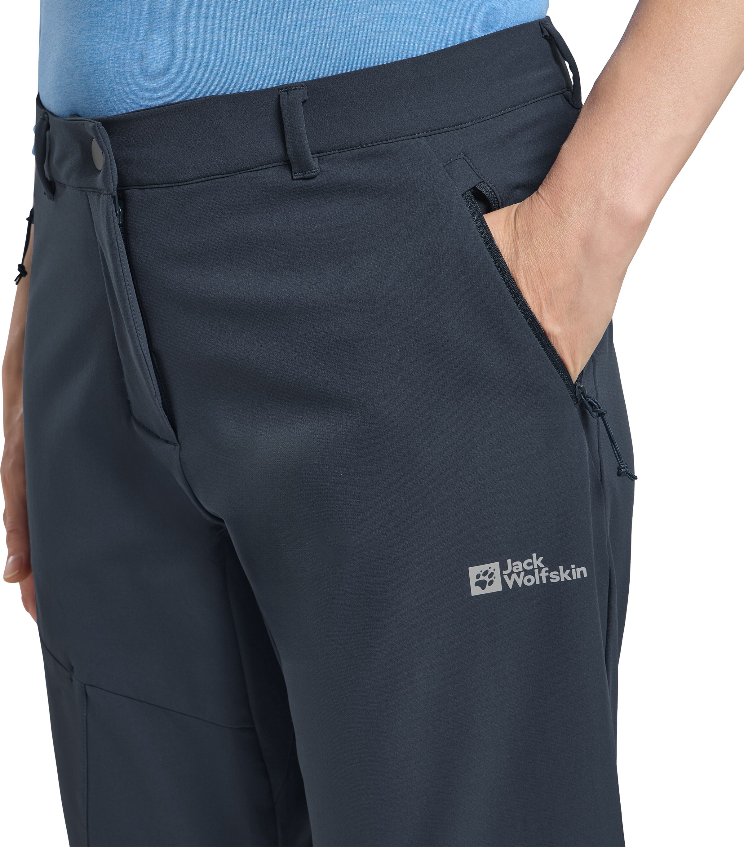 JACK WOLFSKIN Regular Outdoor Pants 'Pico' in Blue