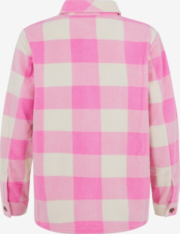 PROTEST Athletic Button Up Shirt 'PRTCELESTAH' in Pink