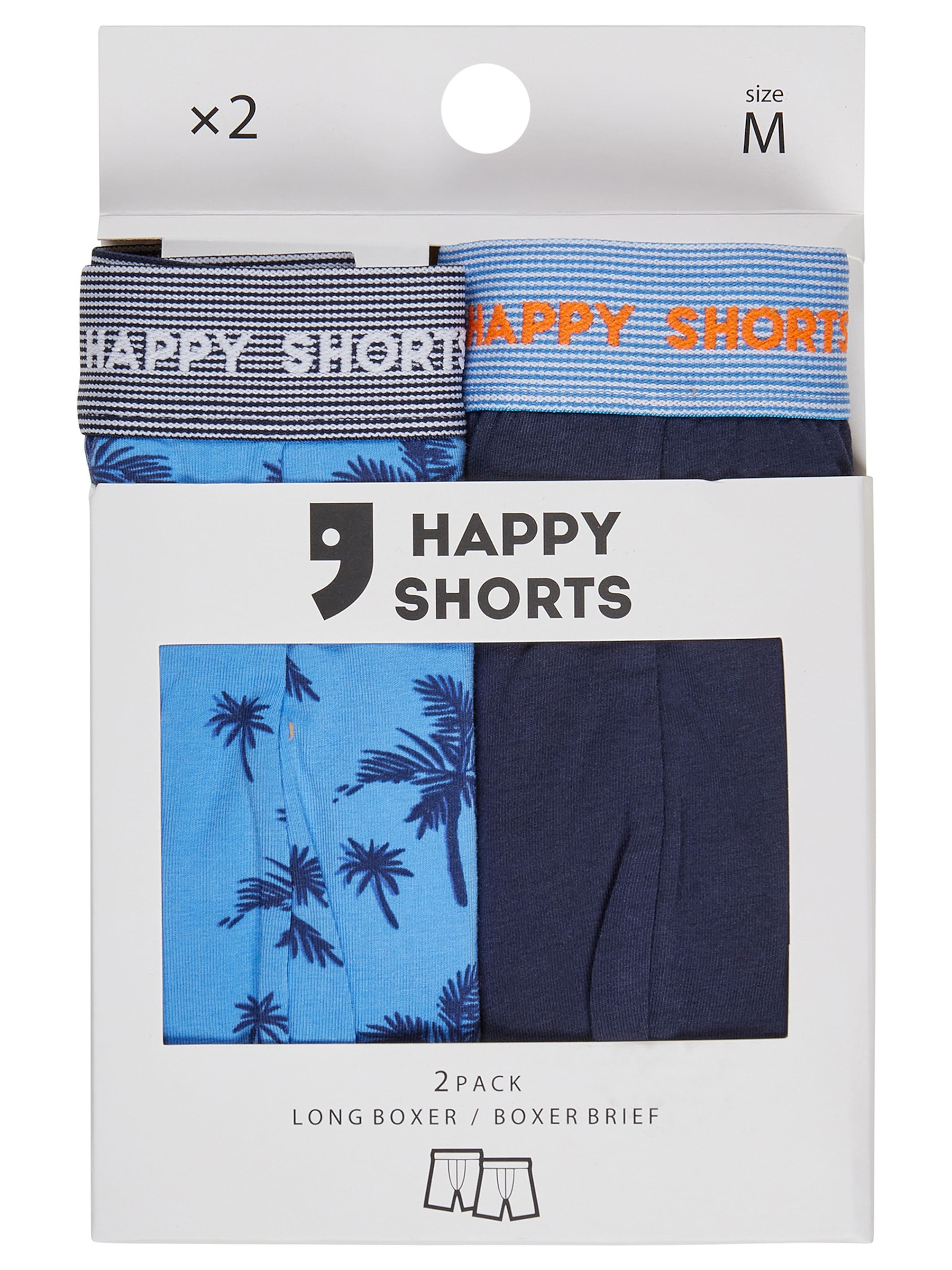 Happy Shorts - Boxers ' Motive ' em azul