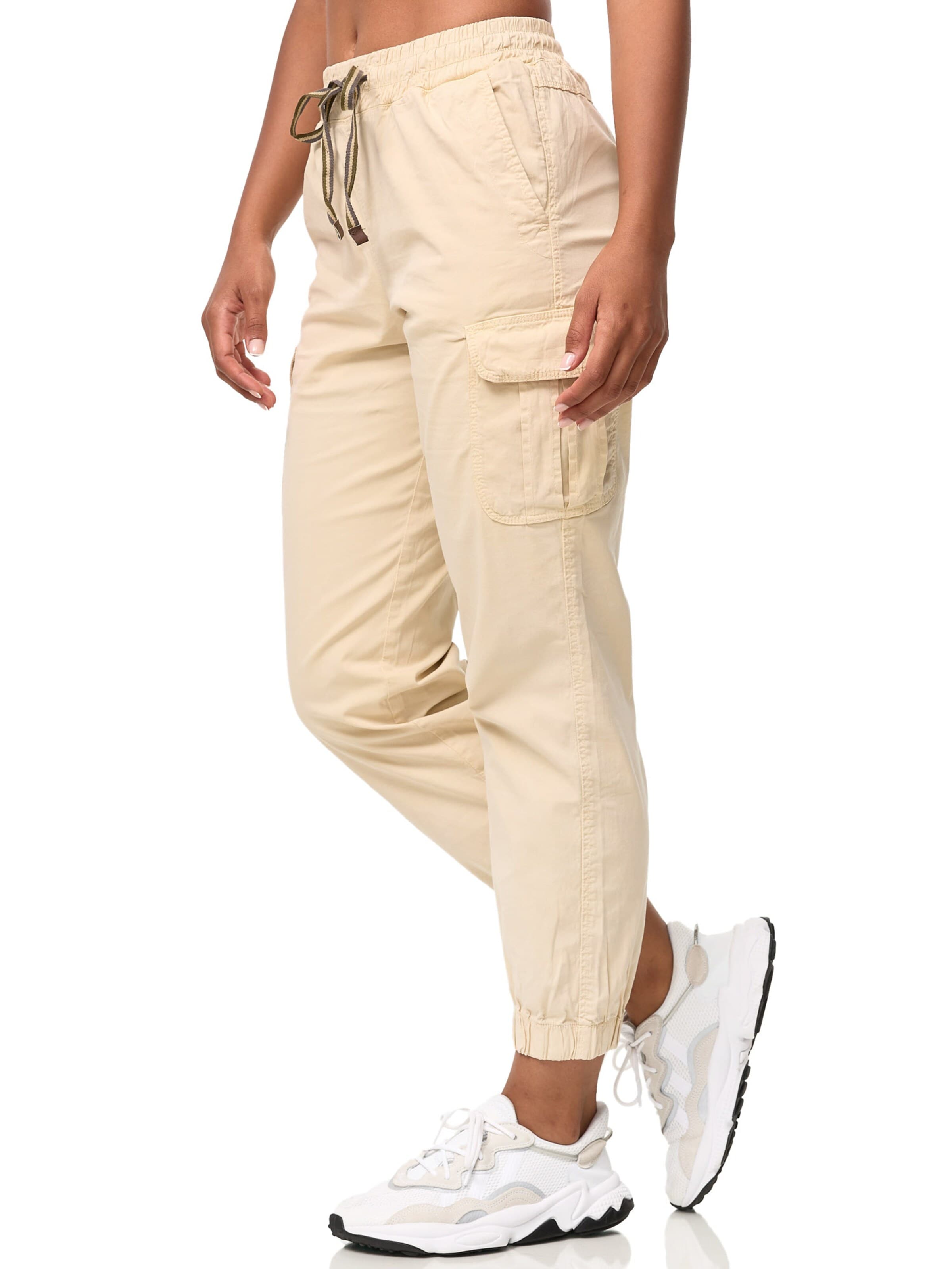 Tapered Pantaloni cargo 'F600' di Tazzio in beige