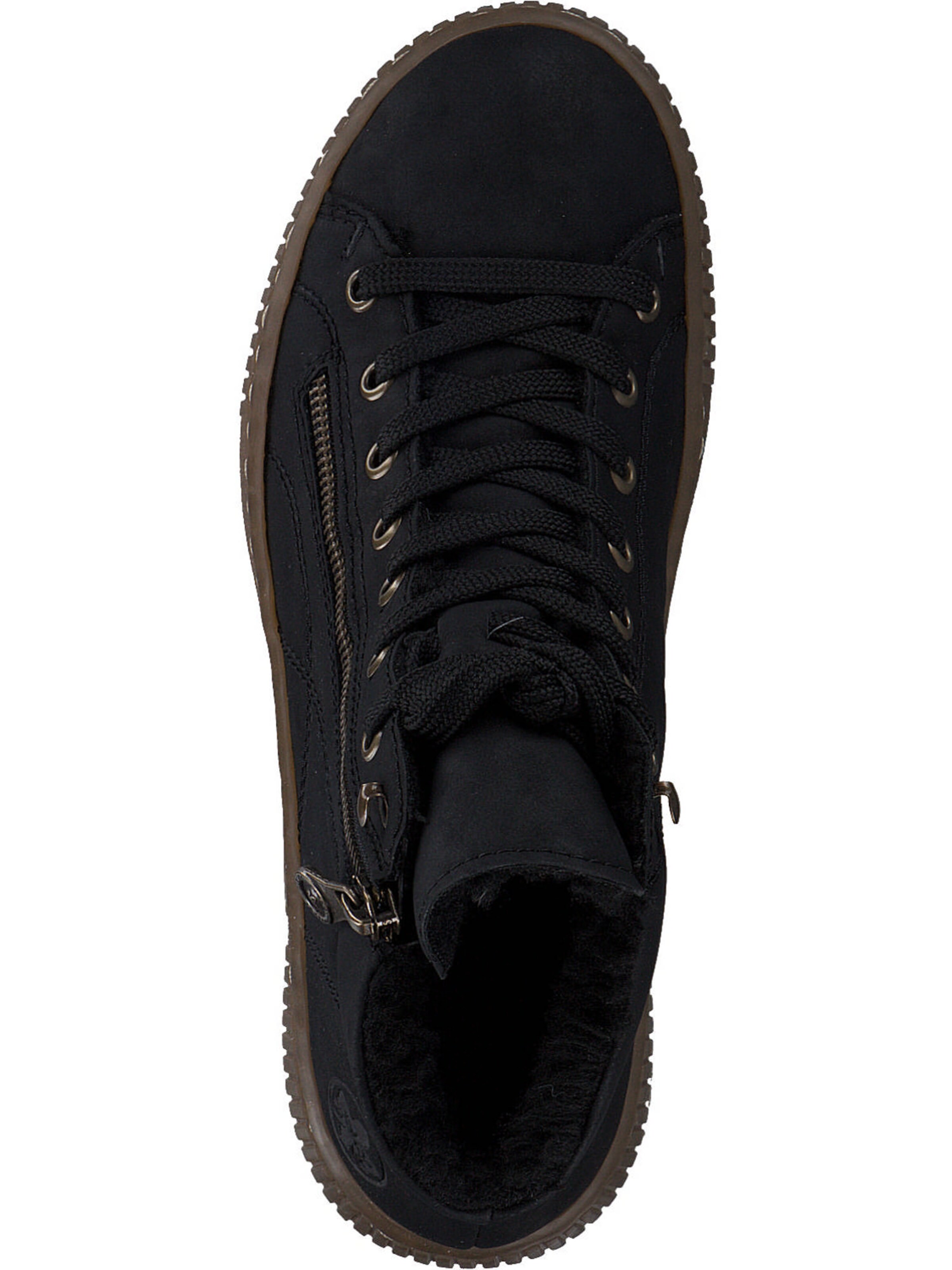 Rieker Schnürstiefelette in Schwarz