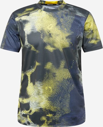 ADIDAS SPORTSWEAR Functioneel shirt 'D4T Hiit Allover Print' in Blauw: voorkant