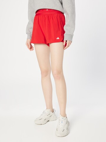 ADIDAS PERFORMANCE Loosefit Sportshorts 'Hyperglam Pacer' in Rot: predná strana