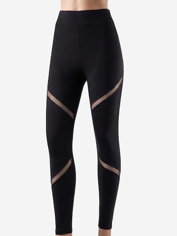 Leggings 'Gamaschen' di ÖTS in nero: frontale