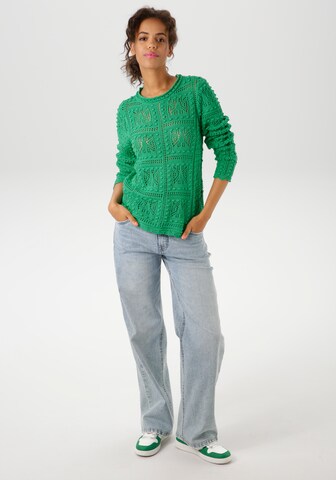Aniston CASUAL Pullover in Grün