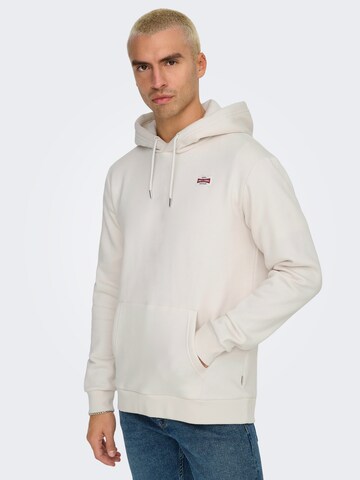 Only & Sons Sweatshirt 'ONSDawson' in Wit