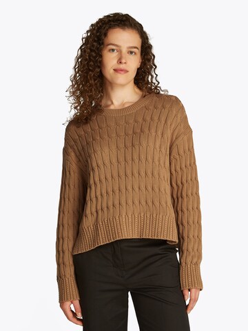 Pull-over TOMMY HILFIGER en vert : devant