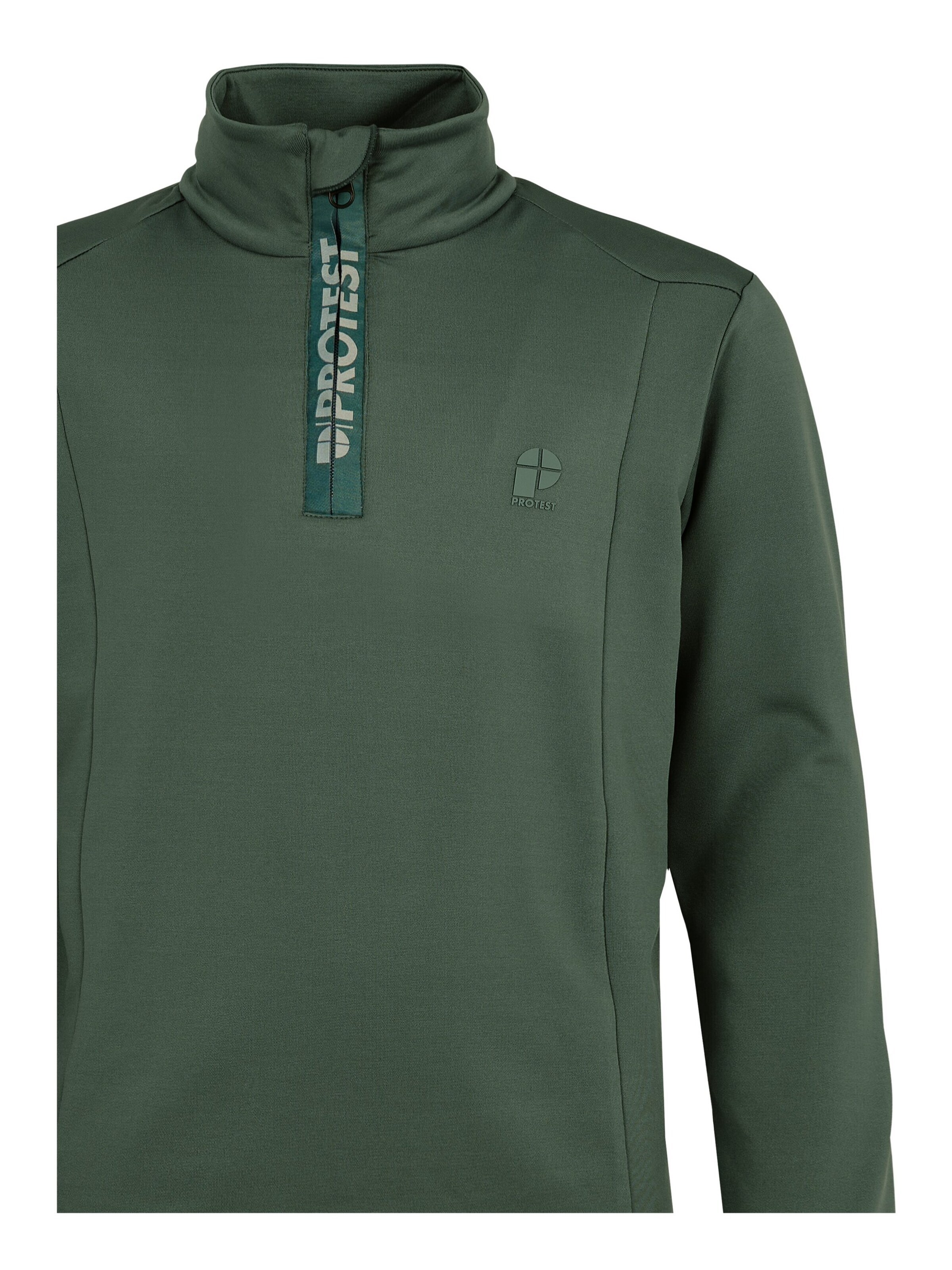PROTEST Athletic Sweatshirt 'REWILLOWY JR' in Green
