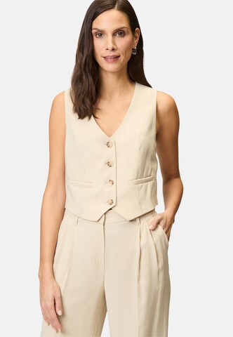 Gilet de costume zero en beige : devant