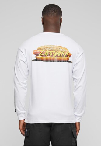 Maglietta 'Hot Dog' di ZOO YORK in bianco: frontale
